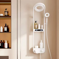 Accessoires de salle de bains Ensemble de douche de luxe Colonne de douche murale Panneaux de douche thermostatiques à affichage numérique LED
