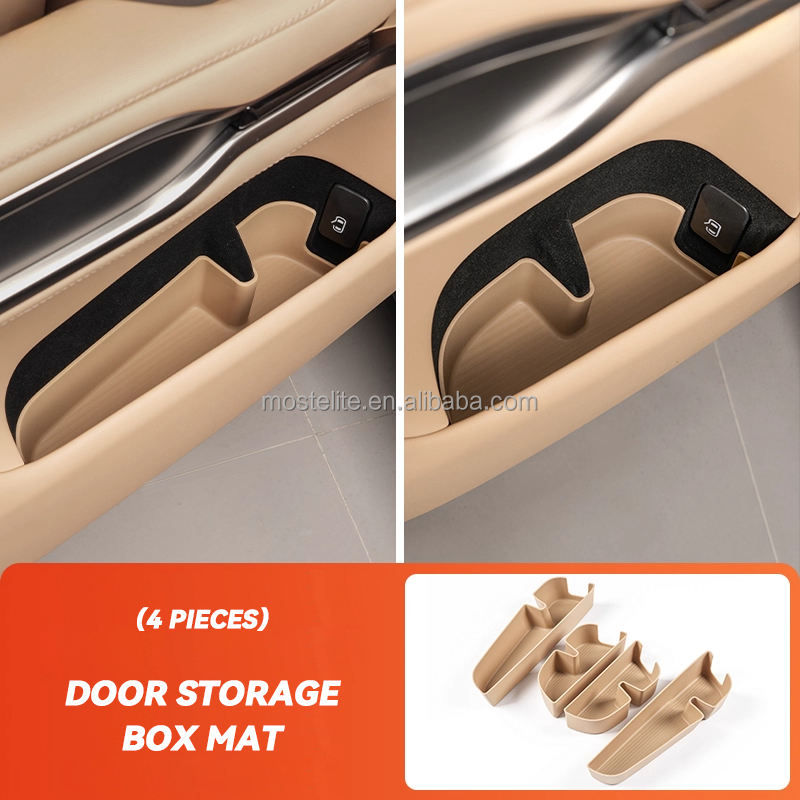 Door storage box mat