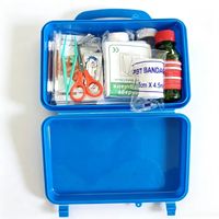 Pochette multifonctionnelle Shenyu Compact Hard Shell First Kit pour véhicule, bureau, randonnée