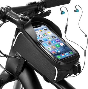 Étanche extérieur vtt vélo cyclisme haut Tube accessoires Kit écran tactile étui de téléphone portable cadre avant support de téléphone sac de vélo - Product Image 1