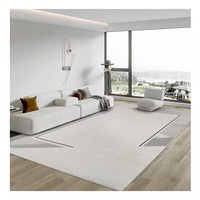 Tapis abstrait moderne de luxe, grande taille, pour salon, chambre à coucher, sol, 4m