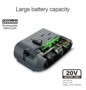 เครื่องซักผ้าแบบชาร์จได้พกพาอเนกประสงค์พร้อมหัวฉีดเสริม<span class=keywords><strong>2</strong></span>หัวสำหรับทำความสะอาดล้ำลึกรถยนต์และเครื่องใช้ในบ้าน - Product Image 4