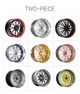 722Auto Finition Noir Brillant Monobloc Forgé 17-19 Deep Lip Hybrid TUV 5x108/5x112/5x114.3 pour <span class=keywords><strong>Volvo</strong></span> <span class=keywords><strong>S60</strong></span> T8 Recharge - Product Image 5