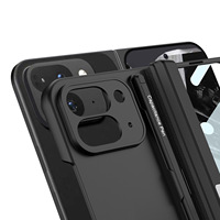   Étui pour téléphone pliable Pixel 9 Pro avec protection intégrale de l'écran, support pour stylet, en PC, conception magnétique