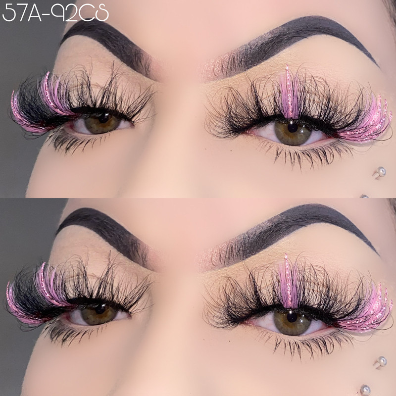 Full Strip Colored Lash Luminous Faux