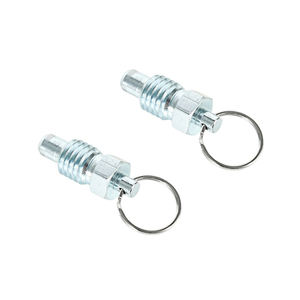 Poignée en L à quart de tour en acier au carbone sur mesure, poignée en T, bouton de verrouillage à torsion, goupille à ressort, goupille à ressort à main, goupilles d'indexation zinguées - Product Image 3