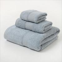 Logo personnalisé serviette 16S coton hôtel maison couleur serviette coton visage main ensembles de serviettes de bain