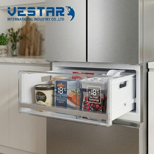 Réfrigérateur intelligent KTN d'occasion à deux <span class=keywords><strong>portes</strong></span> françaises, 600L, en acier inoxydable, avec pichet de remplissage automatique, alimentation gaz/électrique/solaire/batterie - Product Image 4