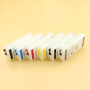 Cartucce d'<span class=keywords><strong>inchiostro</strong></span> ricaricabili da 130 ml in 6 colori per stampanti <span class=keywords><strong>HP</strong></span> Designjet T610 T620 T770 T790 T1100 T1300 T2300 (compatibili con <span class=keywords><strong>HP</strong></span> 72) - Product Image 3