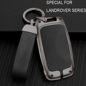 Custodia per chiave con Logo per Auto in pelle in lega di zinco per Land Rover Range Rover Sport Evoque <span class=keywords><strong>Freelander</strong></span> Key Protector Fob <span class=keywords><strong>accessori</strong></span> Auto - Product Image 1