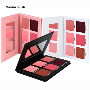 Palette di <span class=keywords><strong>blush</strong></span> certificata senza logo per il commercio transfrontaliero, multiuso, combinazione multicolore, sei colori, 27g, formato standard - Product Image 5