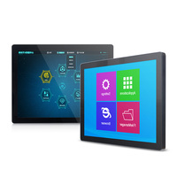 PC tout-en-un à écran tactile de type industriel/commercial, écran tactile PCAP, 12, 15, 17, 19 pouces, rapport 4:3, panneau tactile PC, kiosque