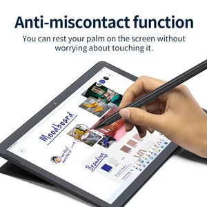 ปากกาสไตลัสสำหรับ Microsoft Surface Pro 3-9 X รองรับแรงกด 4096 ระดับ ตรวจจับการเอียง รองรับการดูดแม่เหล็ก ป้องกันการสัมผัสโดยฝ่ามือ แบบ Capacitive ตัวด้ามโลหะ - Product Image 5