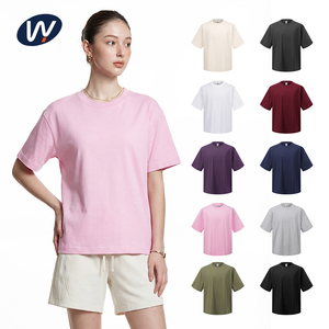 T-shirt da <span class=keywords><strong>donna</strong></span> a maniche corte, vestibilità ampia, 245g, 100% <span class=keywords><strong>cotone</strong></span>, basic, in 10 colori, personalizzabile - Product Image 1