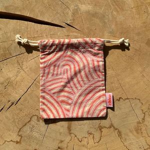 Factory Directly Cotton Muslin Gift <b>Drawstring</b> Dust <b>Pouch</b> Customized Full-printed Bag With Double Strings - Product Image 3