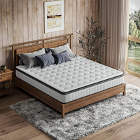 Matelas hybride orthopédique COSTFULL de haute qualité et durable, taille California King, 12 pouces, ressorts ensachés, écologique et respirant