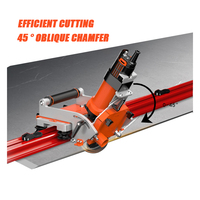 Machine de découpe électrique à 45 degrés, coupe-carreaux haute précision, outils de découpe de porcelaine à jet d'eau pour coupes droites et chanfreinées, 3800 mm
