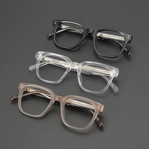 Lunettes de vue carrées tendance faites à la main South Side N avec montures en acétate, design GM, verres optiques sur ordonnance <span class=keywords><strong>pour</strong></span> <span class=keywords><strong>myopes</strong></span> - Product Image 4