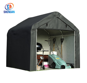 Abri de <span class=keywords><strong>jardin</strong></span> en acier métallique imperméable pour patio extérieur, abri de rangement pour voiture, 6x6 pieds, 1,8x1,8 m - Product Image 1