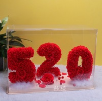 ODIS Fleurs artificielles réalistes haut de gamme faites à la main, longue durée de vie (3-5 ans), alimentées par batterie, pour hall d'hôtel, ours en peluche géant