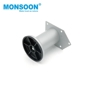 Patas para sala de estar exterior MONSOON, patas de sofá cromadas de 4 pulgadas, patas redondas de repuesto para sofá, cama o gabinete. - Product Image 3