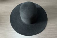 Chapeau en feutre de laine mérinos de luxe CZ157, vierge, 220g, naturel, bord de 3,5 pouces, couronne peu profonde, coque artisanale pour la fabrication de chapeaux de style héritage