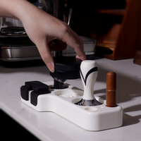 Support de Tamper et Organisateur de Porte-Filtre ABS pour Machine à Café Domestique – Idéal pour Barista
