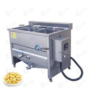 Freidora profunda de granos verdes, máquina de freír patatas, plátano, pescado, pollo, cebolla, dónut, cacahuete, precio - Product Image 1