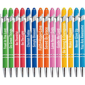 Bút Bi Kim Loại Màn Hình Cảm Ứng Có Logo <span class=keywords><strong>Laser</strong></span> Cảm Giác Mềm Phủ Cao Su Hỗ Trợ Tùy Chỉnh Bán Chạy Nhất Giá Rẻ Nhất - Product Image 5