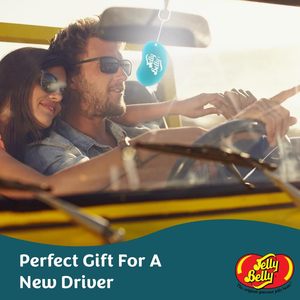 เครื่องฟอกอากาศในรถยนต์สำหรับเจลลี่เบลลี่3D พร้อมกลิ่นบลูเบอร์รี่เจลซิลิโคนระงับกลิ่นพร้อมแสงโดยรอบ30วัน - Product Image 6