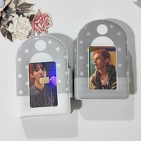 Porte-cartes personnalisé pour photocards Kpop, porte-cartes d'identité, de bus ou bancaire mignon pour étudiants avec chaîne, mini porte-cartes photo en PVC 4x6