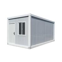 Maison préfabriquée modulaire en conteneur détachable et portable de 10, 20 et 40 pieds, en acier, en kit, pour bureau, maison et dortoir