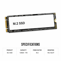 Disque dur SSD 1 To d'usine OEM, SSD M.2 128 Go/256 Go/512 Go/1 To pour ordinateurs portables