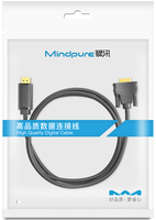 Cable HDMI a VGA de Alta Calidad Mindpure, Chapado en Oro, 1080P, 1m 2m 3m 5m 10 pies, Cable de Audio Macho a Macho de 3 Metros para PS4, Switch, Xbox