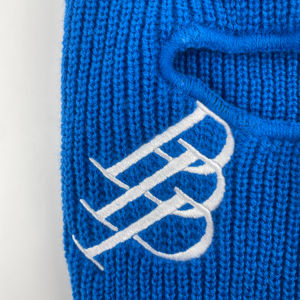 Großhandel Marineblau Custom ized Promotion Acryl Stickerei Gestrickte Mütze Sturmhaube - Product Image 6