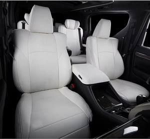 Op maat gemaakte <span class=keywords><strong>Toyota</strong></span> Alphard auto-accessoires: zitbeschermers voor 3 rijen, 6, 7 of 8 zitplaatsen, luxe kunstleder, op maat gemaakt, complete set - Product Image 1