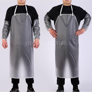 Aceite antiincrustante para adultos, resistente a productos químicos, matadero, agricultura, a prueba de agua, peluquero LARGO DE PVC, limpiador de lavado de coches, delantal para trabajadores - Product Image 4