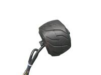Moteur de skateboard sans balais à double axe 90 mm, roulettes en plastique pour patins à roulettes électriques, conception robotique