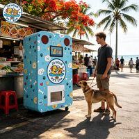 Fabricante de Máquinas Expendedoras para Lavado de Perros, Cuerpo Metálico, Pantalla Táctil, Código QR, Tarjeta de Crédito, Rociador Ajustable