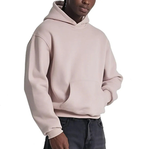 New Oversized 100% <strong>Cotton</strong> 500gsm French Terry Hooded Sweatshirt High Quality Streetwear <strong>for</strong> <strong>Men</strong> Custom Heavyweight <strong>Mens</strong> Hoodies - Product Image 4