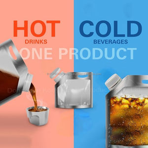 Custom Logo Spout Pouch Stand Up Bag Reusable Plastic Packaging for Juice Water <b>Coffee</b> Milk <b>Liquid</b> Energy Drinks - Product Image 6