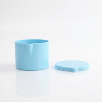 Échantillons Gratuits – Boîte à Bougie Vide Ronde en Métal pour Huile de Massage 4OZ 8OZ – Boîte à Bougie Noire Mate avec Bec Verseur