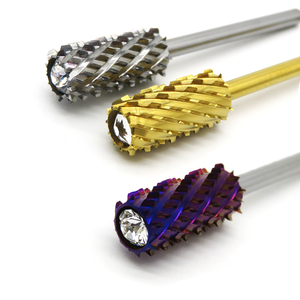 Đầu mài móng kim loại 4XC mới nhất, mũi khoan cắt da, mũi khoan móng tay bằng cacbua tungsten pha lê dùng cho làm móng - Product Image 1