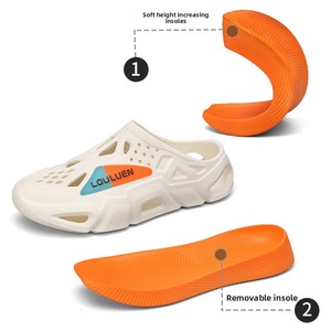 Nouvelles <span class=keywords><strong>sandales</strong></span> décontractées d'été 2025 pour hommes, à bout fermé, à semelle épaisse, antidérapantes, pour jardin et extérieur, type <span class=keywords><strong>chaussettes</strong></span>. - Product Image 4