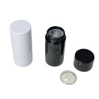 Cosmétiques – Contenant vide transparent rond pour déodorant en gel 30ml 50ml 75ml 15g – Tube torsadé à remplissage par le bas – Vente en gros