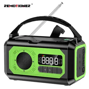 Multifunctional Radio Compass Flashlight Emergency Light Solar Portable Power Stations For Outdoor