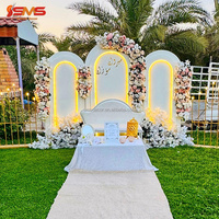 Panneau de fond en acrylique PVC SMS Events Decor pour arrangement floral, ensemble d'arche de mariage et de fête