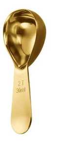 Cuillère à café dorée DFC308 pour mélanger les boissons - Product Image 6
