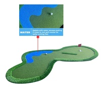 Mini-golf portable SXL personnalisé pour intérieur et extérieur, gazon artificiel de haute qualité, 1,5 m x 3 m, fond en mousse EVA