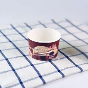 Contenants à emporter biodégradables personnalisés avec logo, en papier, pour crème glacée, de 3oz, 4oz, 5oz, 6oz, 8oz, 10oz, 12oz, 16oz, 28oz, 32oz - Product Image 2